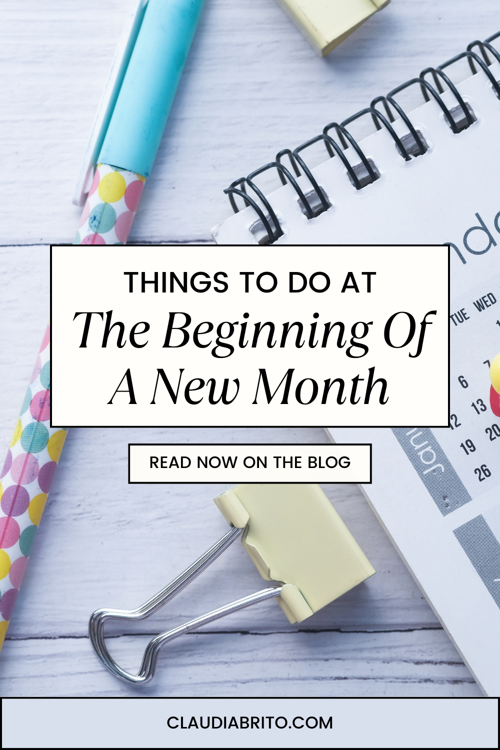 What To Do At The Beginning Of A New Month