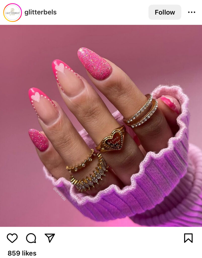 Barbie Pink Summer Nails