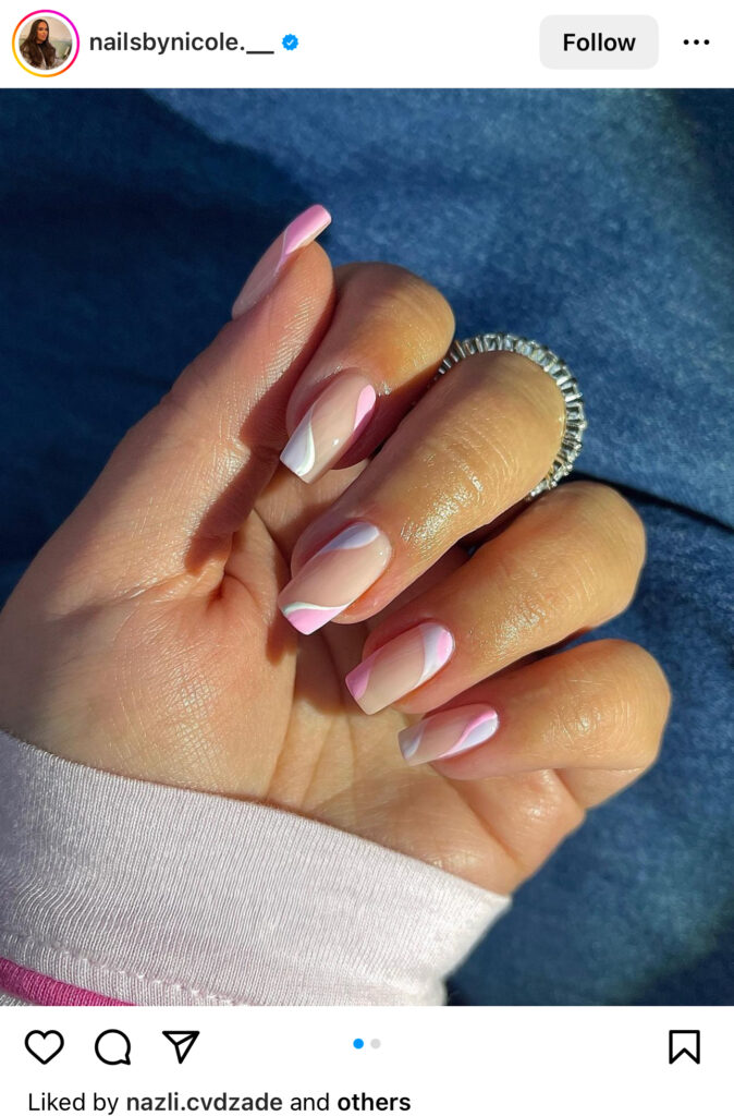 Pastel Pink Summer Nails
