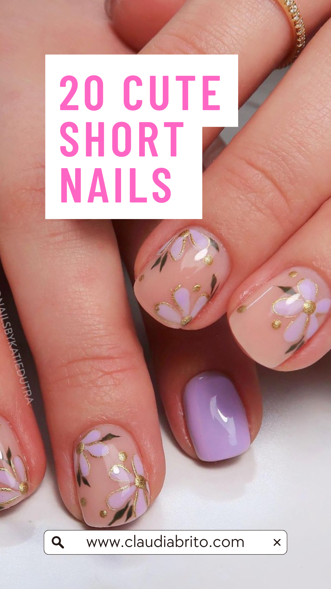 20 Cute Short Simple Nails