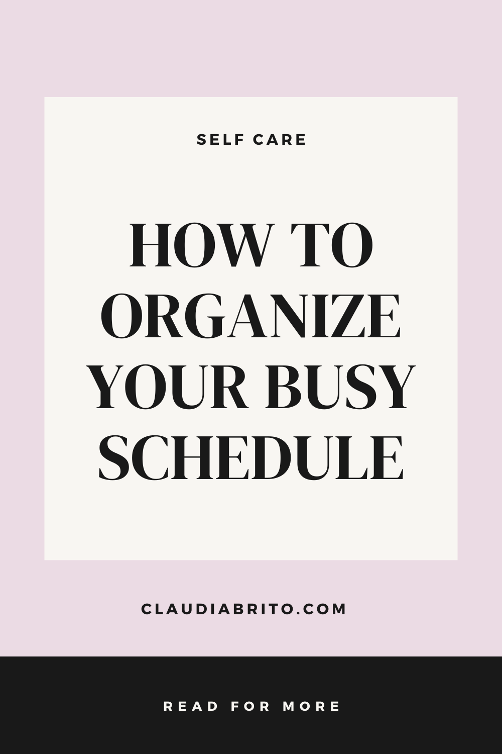 How To Organize Your Schedule: 8-8-8 Rule!