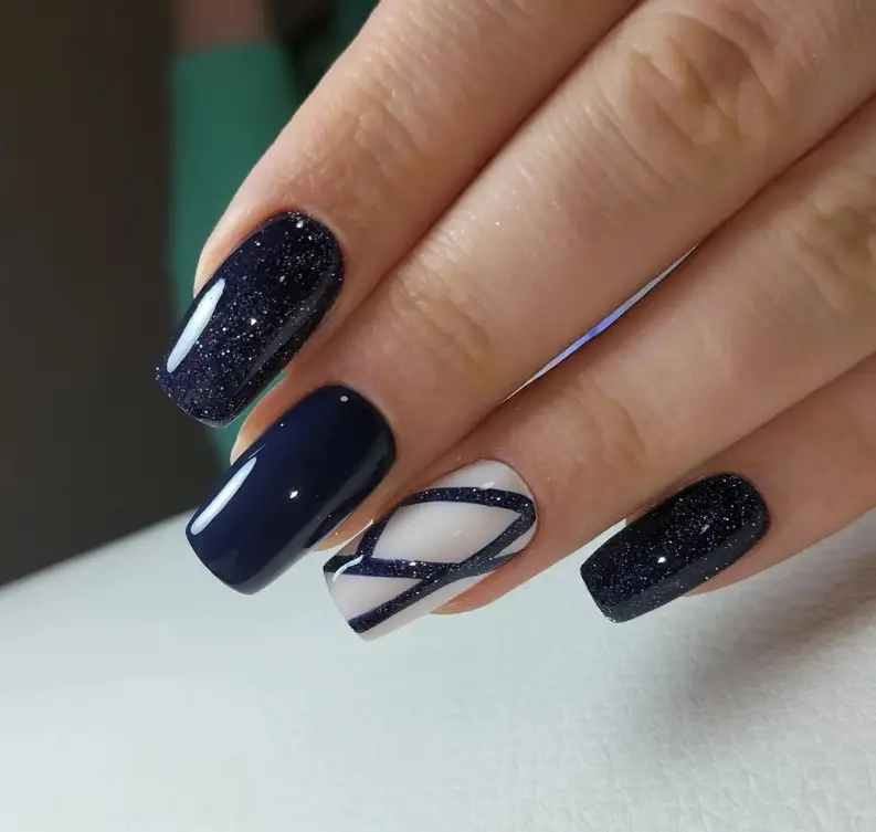 Navy Blue Design For Summer 