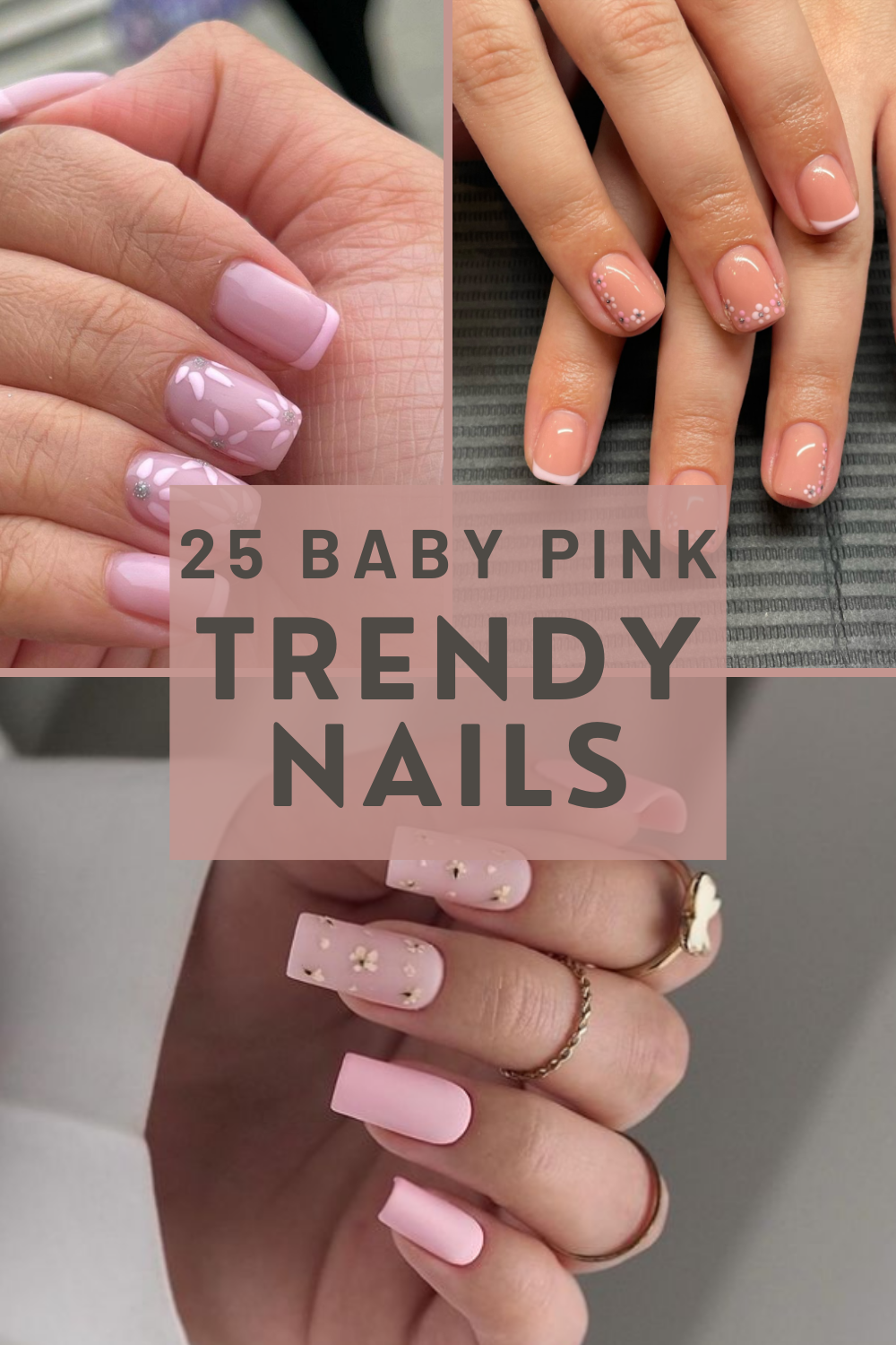 25 Baby Pink Nails For Summer