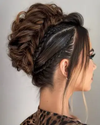 Braids Back Graduation Hairstyle