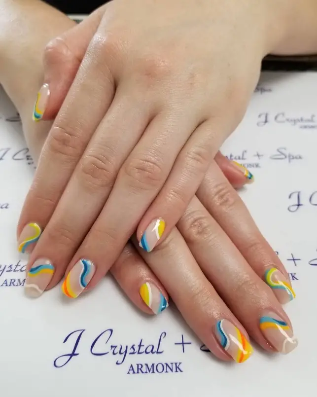 Colorful Graduation Nails