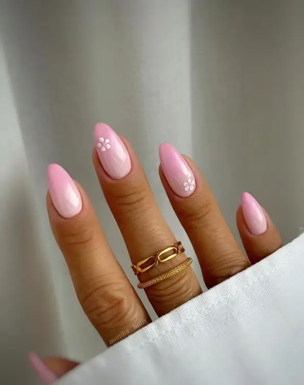 Pink Pastel Summer Nails 