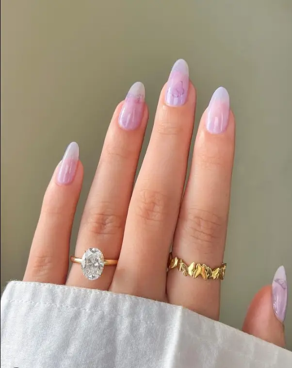 Simple Pink Pastel Summer Nails 